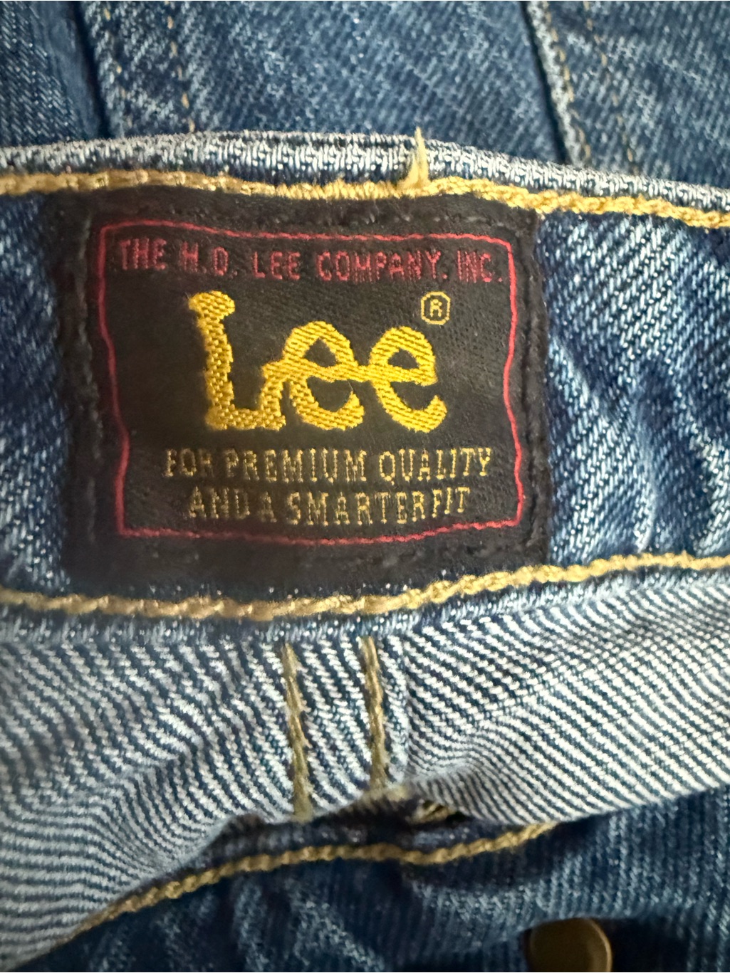 Lee Low Rise Jane Straight Leg New With Tags Blue Speed Color 31x33 — image 6 of 6